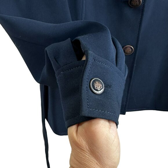 John Meyer Collection Women’s Navy Blue Classy Wrap Jacket Size 16 - Picture 7 of 14